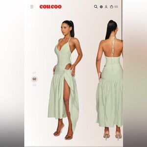 Coucoo Atacama Dress in Xmall Mint Green ( Fresh Breath)  Dress *Never Worn**